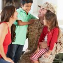 Photograph of a military family